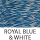 Royal Blue & White