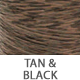 Tan & Black